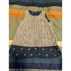 Handmade Corduroy and Chambray Dress